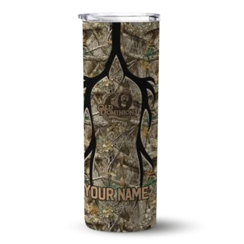 Custom Old Dominion Monarchs Antler Flow Camo Skinny Tumbler