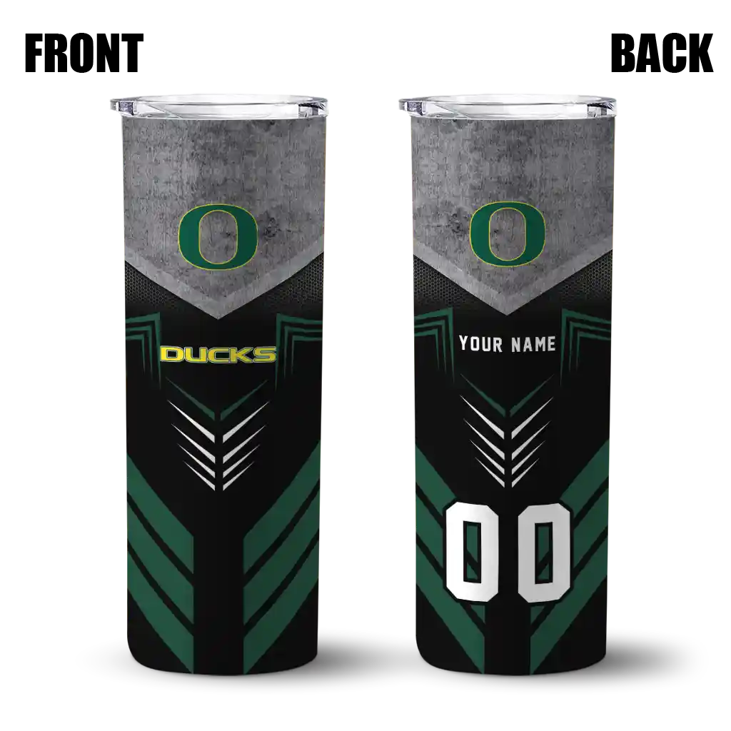 custom-oregon-ducks-hexagon-honeycomb-green-black-skinny-tumbler-fashion-forward.webp