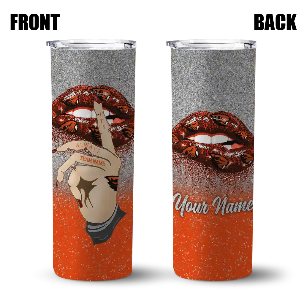 custom-oregon-state-beavers-sparkle-lips-orange-skinny-tumbler-fashion-forward-2.webp