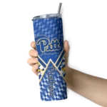 custom-pittsburgh-panthers-monogram-burst-royal-blue-white-skinny-tumbler-best-selling.webp