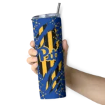 custom-pittsburgh-panthers-star-pop-royal-blue-black-skinny-tumbler-best-selling.webp