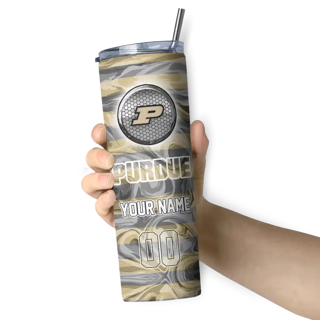 custom-purdue-boilermakers-patterned-waves-gold-skinny-tumbler-premium-grade.webp