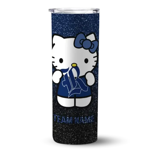 custom rice owls hello kitty navy blue black skinny tumbler best selling