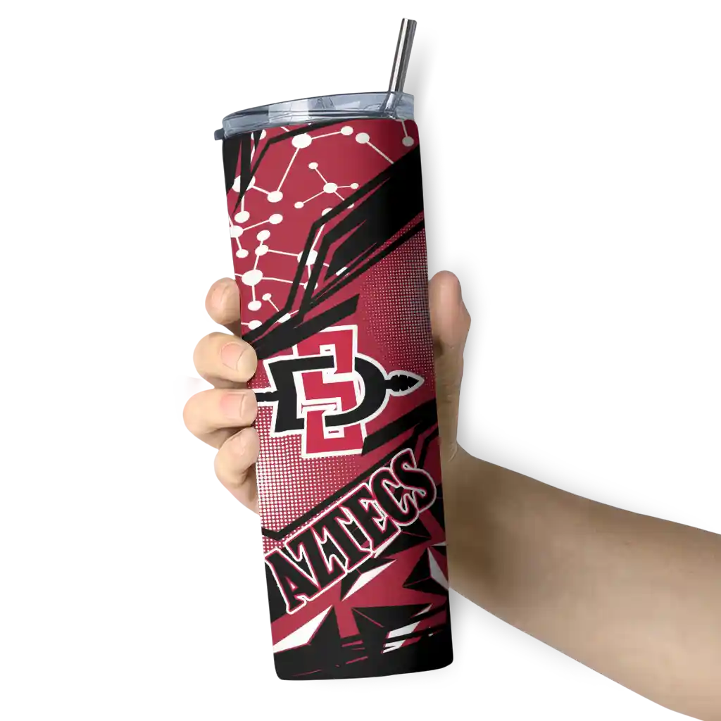 custom-san-diego-state-aztecs-helmet-clash-red-skinny-tumbler-premium-grade.webp