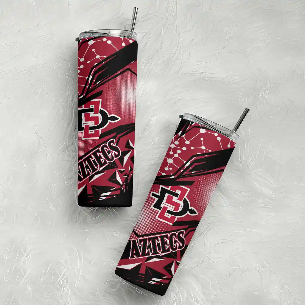 custom-san-diego-state-aztecs-helmet-clash-red-skinny-tumbler-top-rated.webp