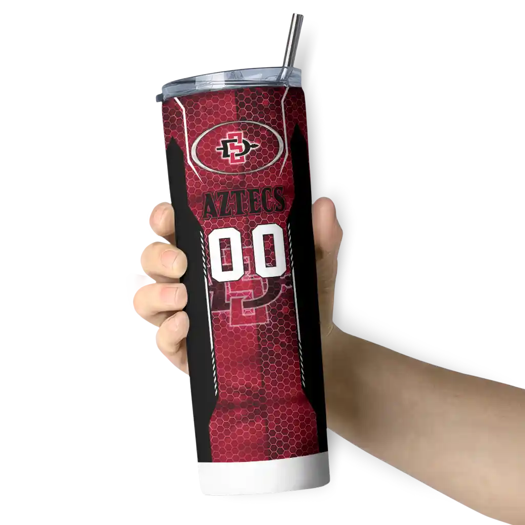 custom-san-diego-state-aztecs-stacked-diamond-red-skinny-tumbler-premium-grade.webp