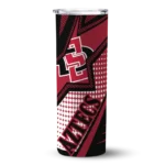 custom-san-diego-state-aztecs-web-stripes-red-white-skinny-tumbler-best-selling.webp