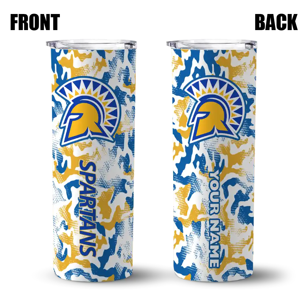 custom-san-jose-state-spartans-claw-marks-blue-white-skinny-tumbler-fashion-forward.webp