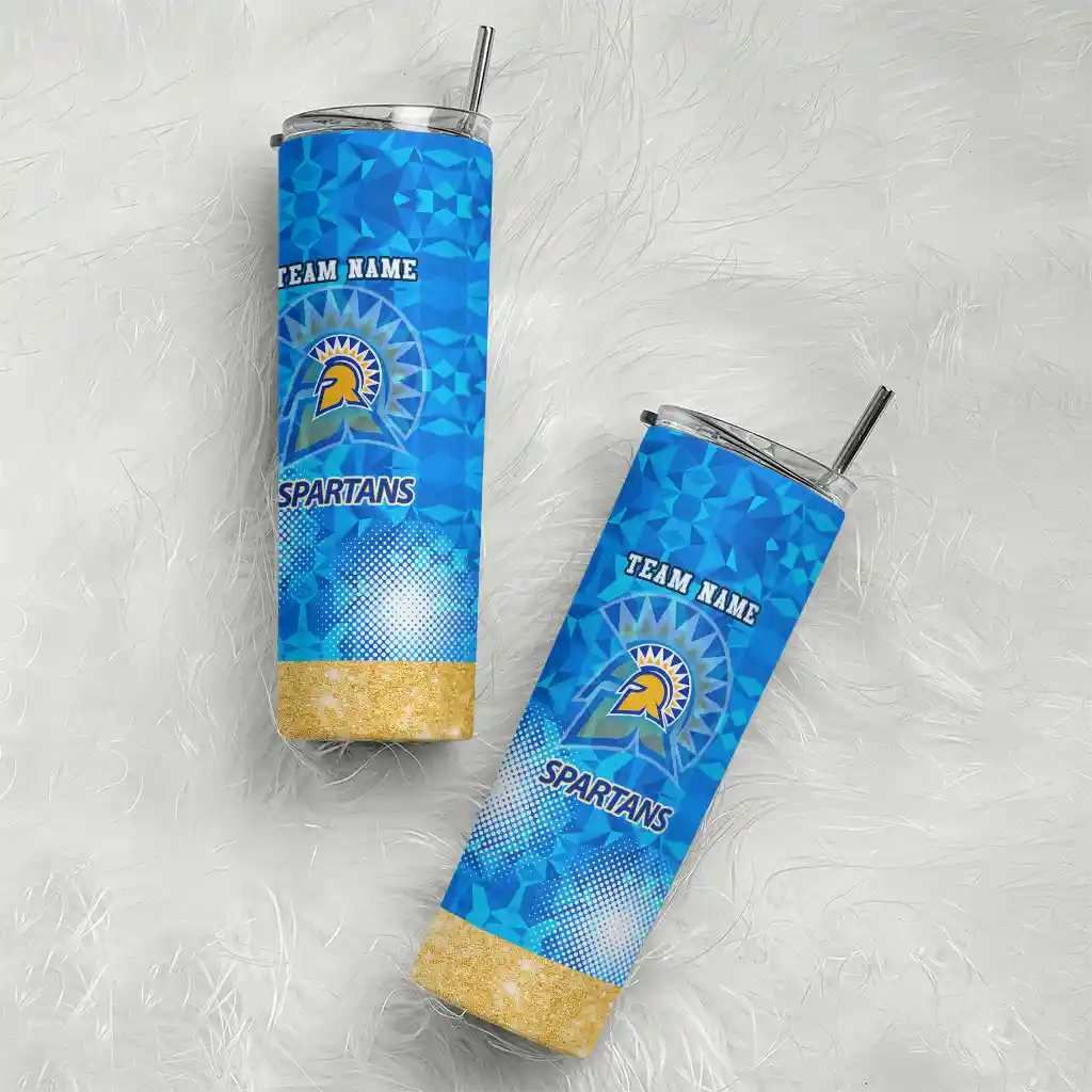 custom-san-jose-state-spartans-starburst-tiles-blue-skinny-tumbler-top-rated.webp