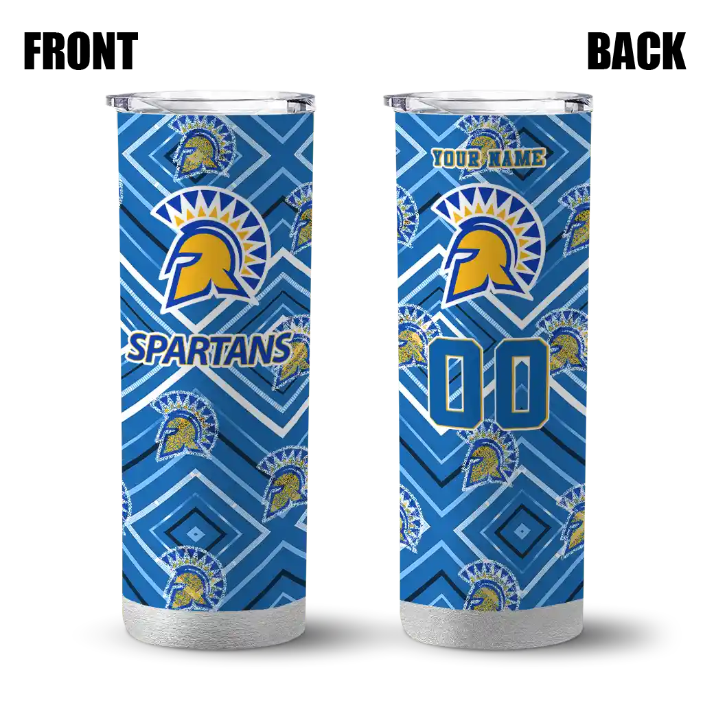 custom-san-jose-state-spartans-zipper-leopard-blue-skinny-tumbler-fashion-forward.webp