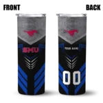 custom-smu-mustangs-hexagon-honeycomb-blue-black-skinny-tumbler-best-selling.webp