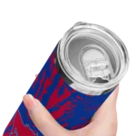 custom-smu-mustangs-metallic-grid-blue-skinny-tumbler-best-selling.webp