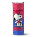 custom-smu-mustangs-snoopy-attitude-blue-skinny-tumbler-best-selling-1.webp