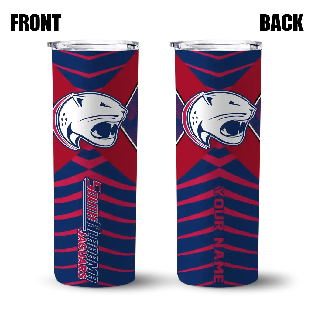 custom-south-alabama-jaguars-camo-texture-blue-skinny-tumbler-fashion-forward.webp