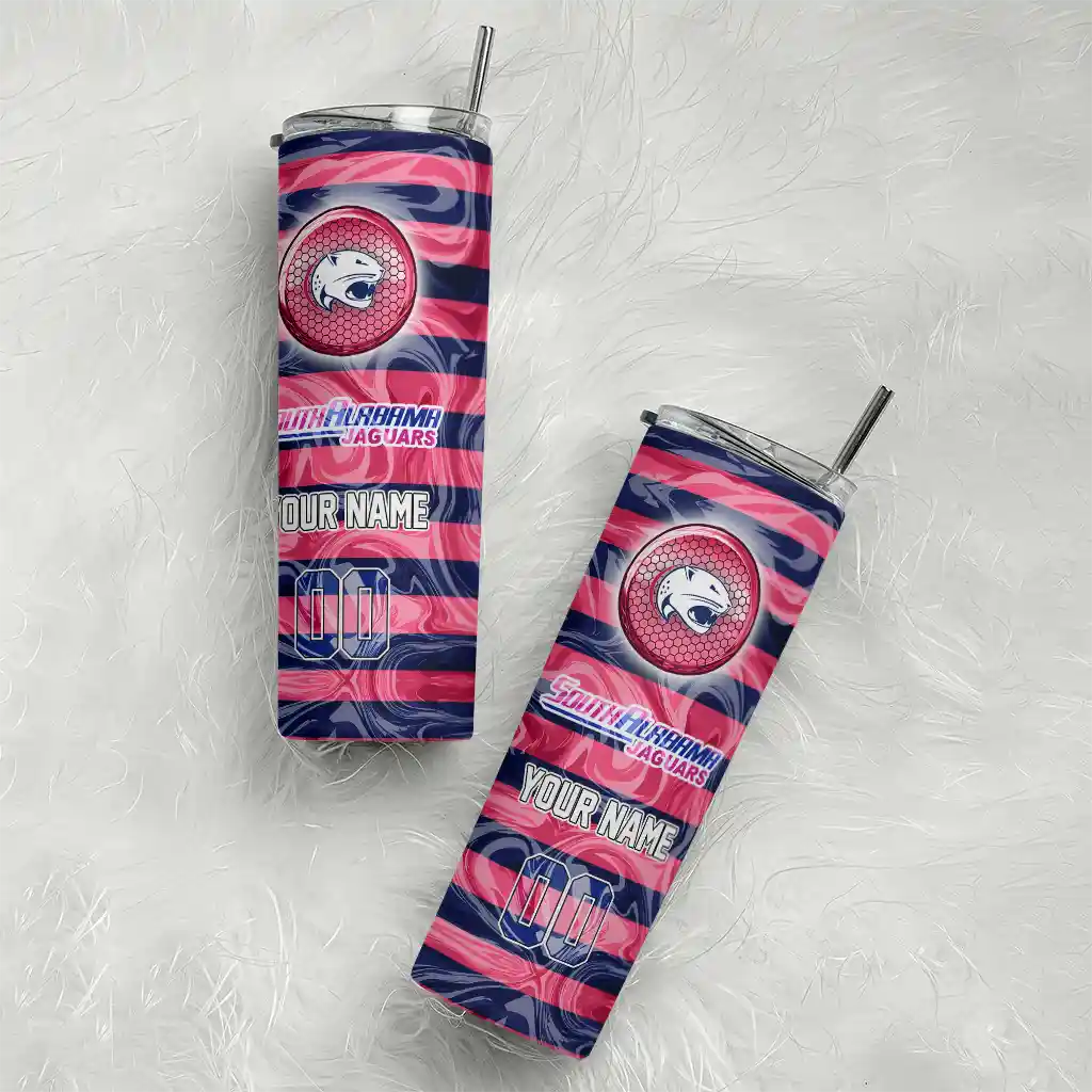 custom-south-alabama-jaguars-patterned-waves-blue-skinny-tumbler-top-rated.webp