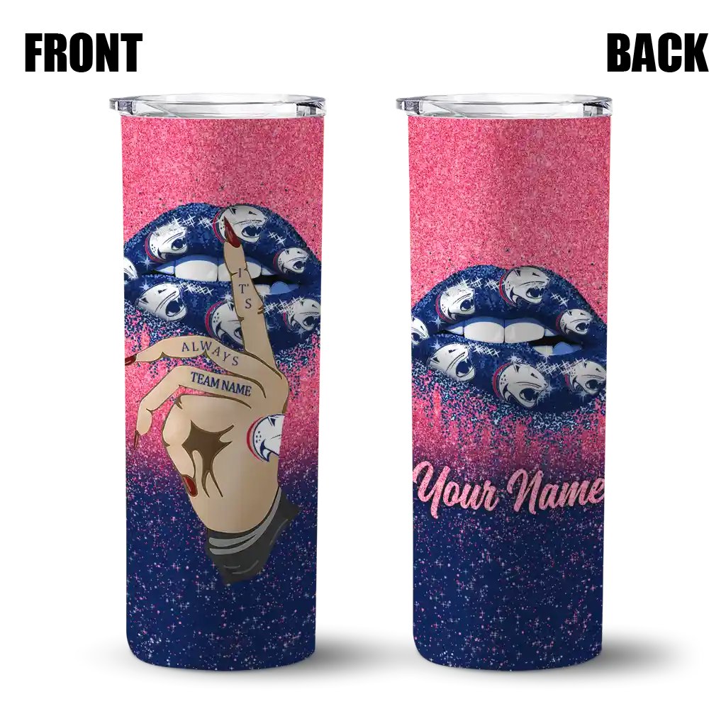 custom-south-alabama-jaguars-sparkle-lips-blue-skinny-tumbler-fashion-forward.webp