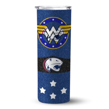 Custom South Alabama Jaguars Star Cluster Blue Skinny Tumbler