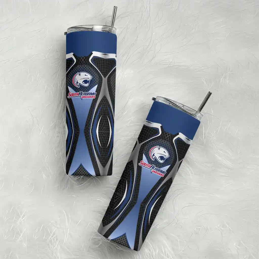 custom-south-alabama-jaguars-superman-emblem-blue-black-skinny-tumbler-top-rated.webp