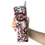 custom-south-carolina-gamecocks-claw-marks-garnet-white-skinny-tumbler-best-selling.webp