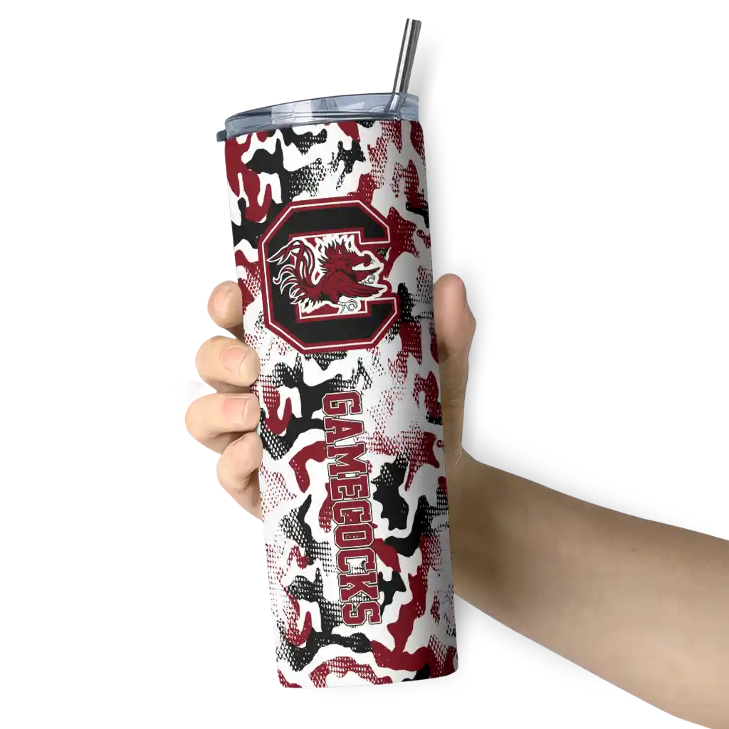 custom-south-carolina-gamecocks-claw-marks-garnet-white-skinny-tumbler-premium-grade.webp