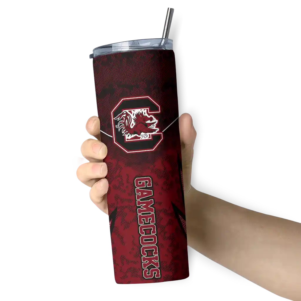 custom-south-carolina-gamecocks-spiral-burst-print-garnet-skinny-tumbler-premium-grade.webp