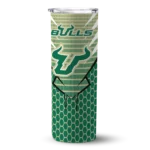 custom-south-florida-bulls-chevron-stripes-green-skinny-tumbler-best-selling.webp