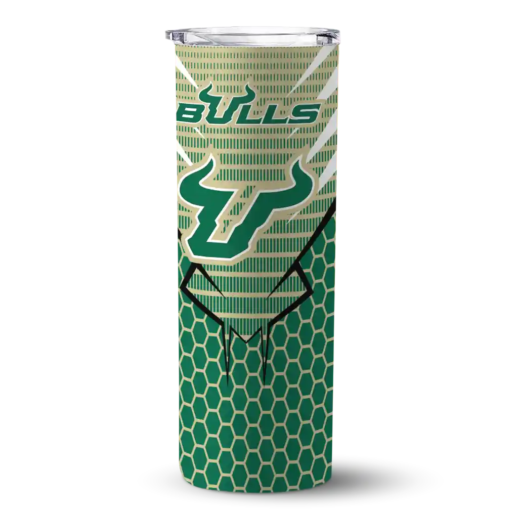 custom-south-florida-bulls-chevron-stripes-green-skinny-tumbler-best-selling.webp custom south florida bulls chevron stripes green skinny tumbler best selling