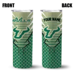 custom-south-florida-bulls-chevron-stripes-green-skinny-tumbler-best-selling.webp