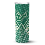 custom-south-florida-bulls-monogram-burst-green-white-skinny-tumbler-best-selling.webp