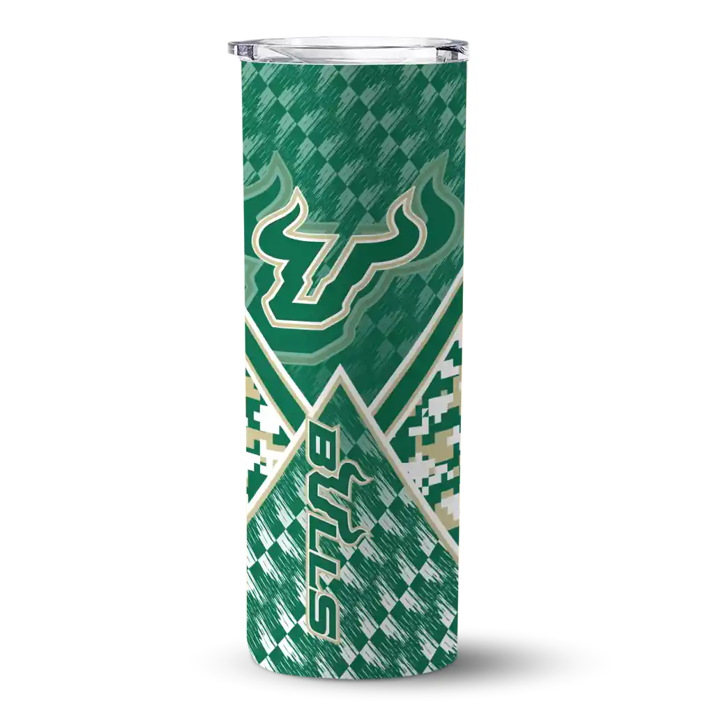 custom-south-florida-bulls-monogram-burst-green-white-skinny-tumbler-best-selling.webp custom south florida bulls monogram burst green white skinny tumbler best selling