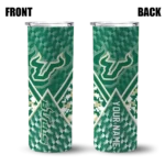 custom-south-florida-bulls-monogram-burst-green-white-skinny-tumbler-best-selling.webp