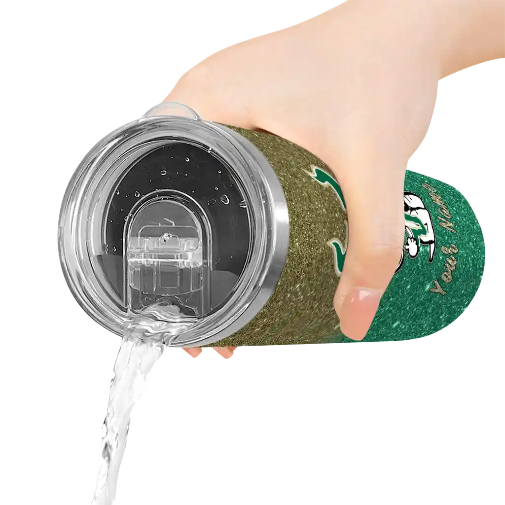 custom-south-florida-bulls-snoopy-attitude-green-skinny-tumbler-latest-model.webp