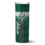 custom-south-florida-bulls-sparkle-drip-green-skinny-tumbler-best-selling.webp