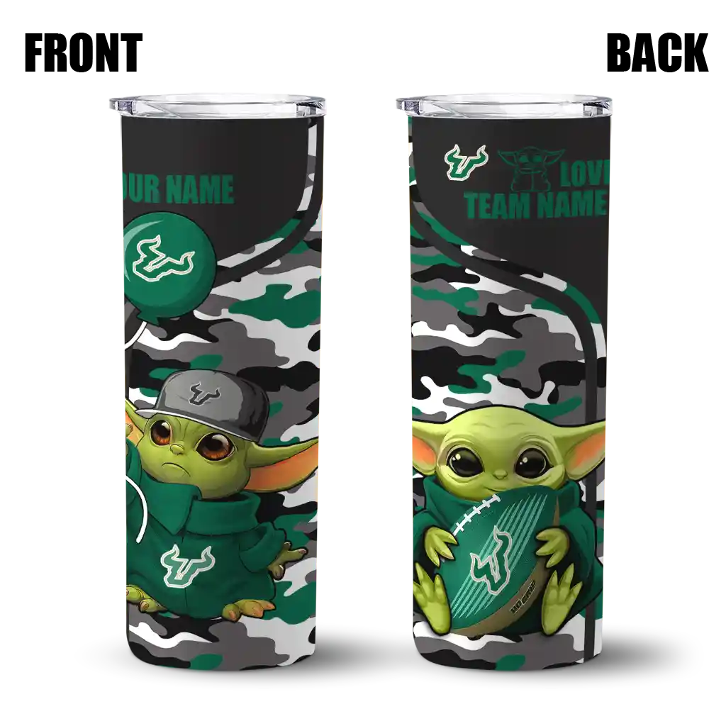 custom-south-florida-bulls-yoda-camo-green-black-skinny-tumbler-fashion-forward.webp