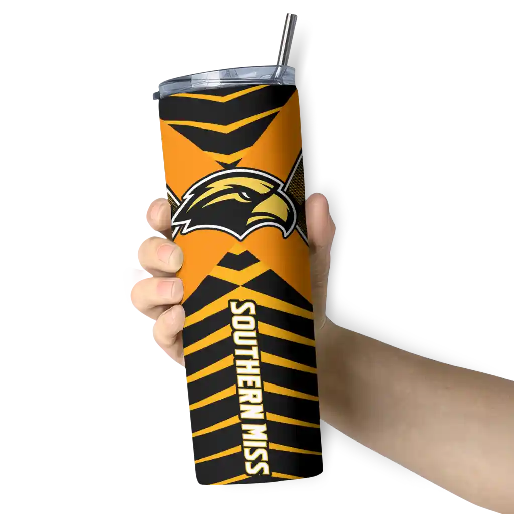 custom-southern-miss-golden-eagles-camo-texture-black-skinny-tumbler-premium-grade.webp