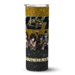 custom-southern-miss-golden-eagles-kiss-band-gold-skinny-tumbler-best-selling-2.webp