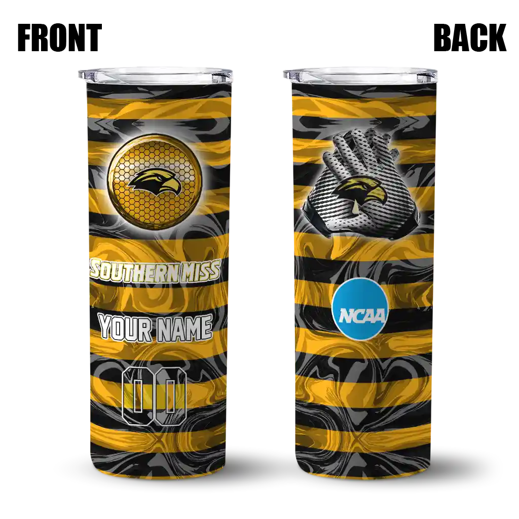 custom-southern-miss-golden-eagles-patterned-waves-black-skinny-tumbler-fashion-forward.webp