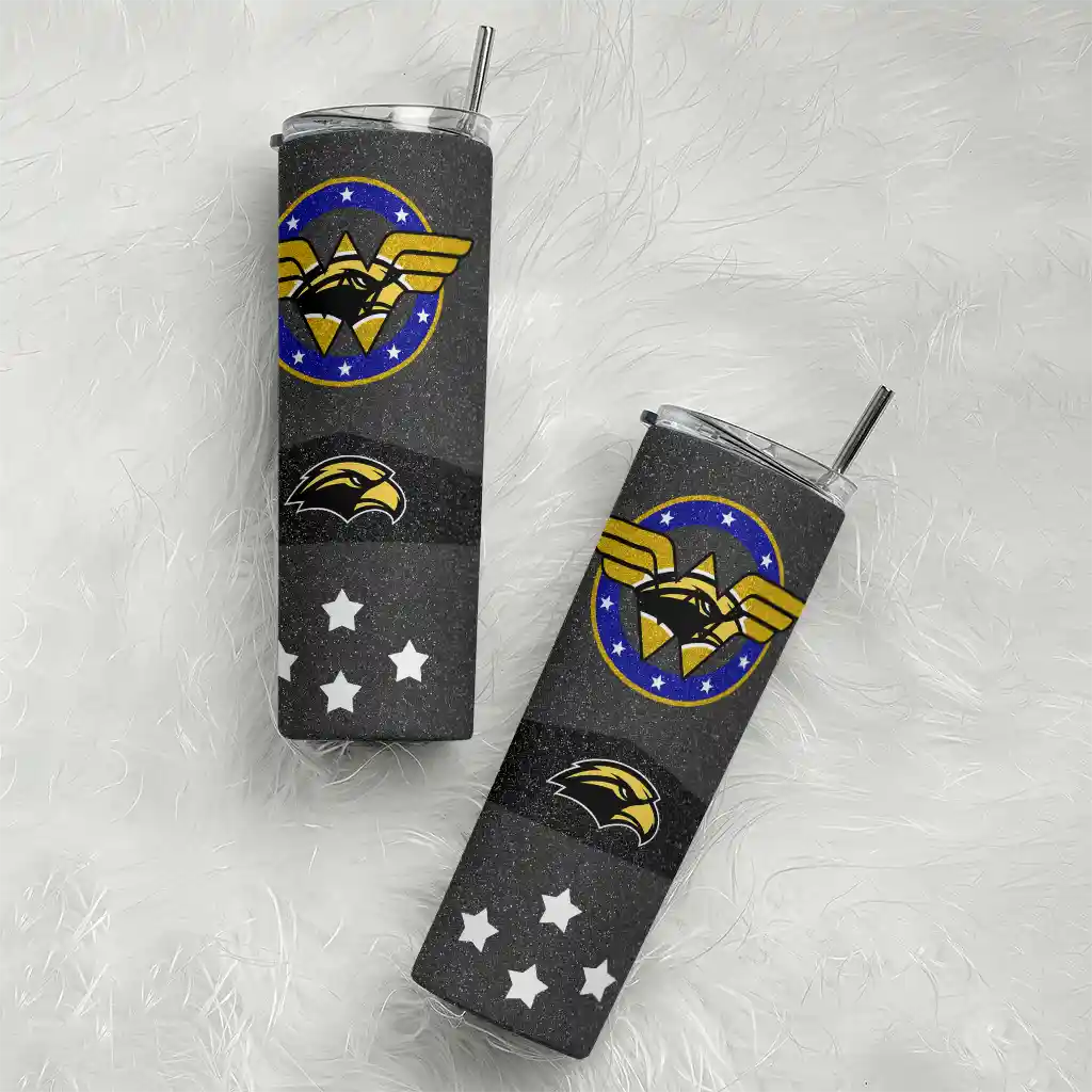 custom-southern-miss-golden-eagles-star-cluster-black-skinny-tumbler-top-rated.webp