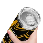 custom-southern-miss-golden-eagles-web-stripes-black-white-skinny-tumbler-best-selling.webp