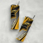 custom-southern-miss-golden-eagles-web-stripes-black-white-skinny-tumbler-best-selling.webp