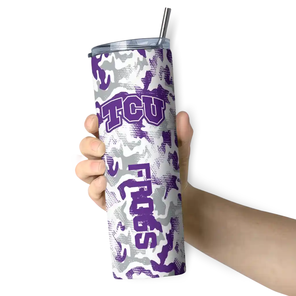 custom-tcu-horned-frogs-claw-marks-purple-white-skinny-tumbler-premium-grade.webp