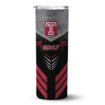 custom-temple-owls-hexagon-honeycomb-red-black-skinny-tumbler-best-selling.webp