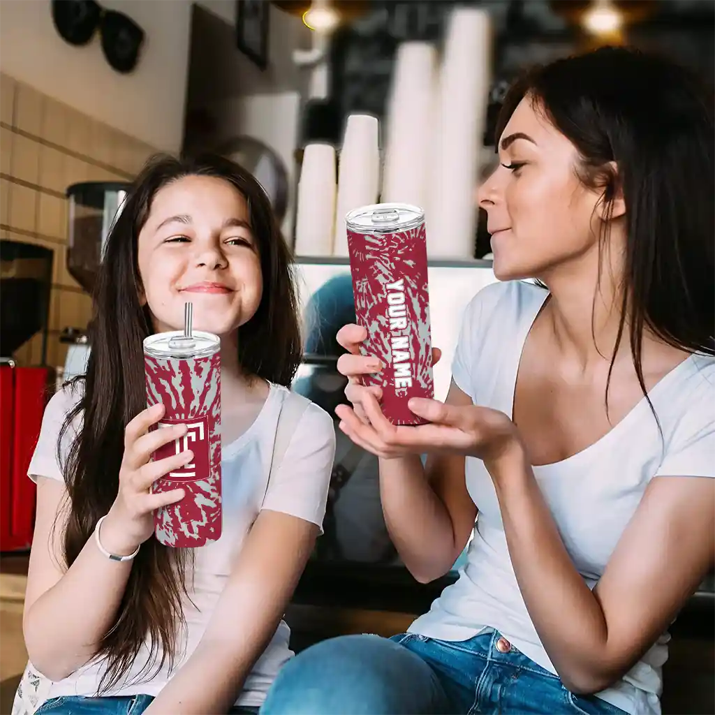 custom-temple-owls-metallic-grid-red-skinny-tumbler-trendy.webp
