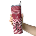 custom-temple-owls-monogram-burst-red-white-skinny-tumbler-best-selling.webp