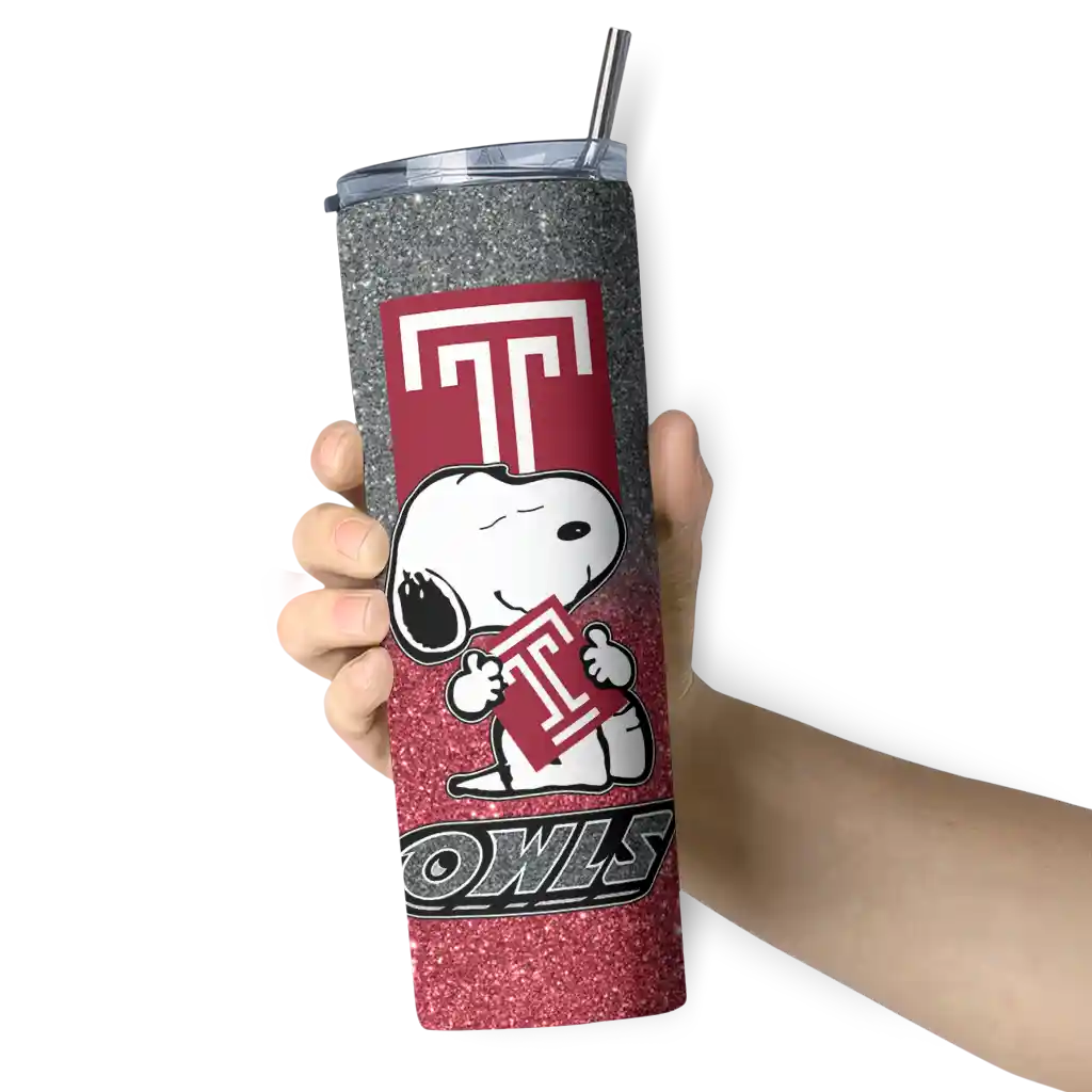 custom-temple-owls-snoopy-attitude-red-skinny-tumbler-premium-grade-1.webp