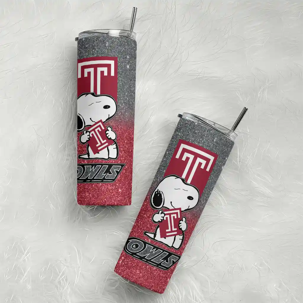 custom-temple-owls-snoopy-attitude-red-skinny-tumbler-top-rated-1.webp