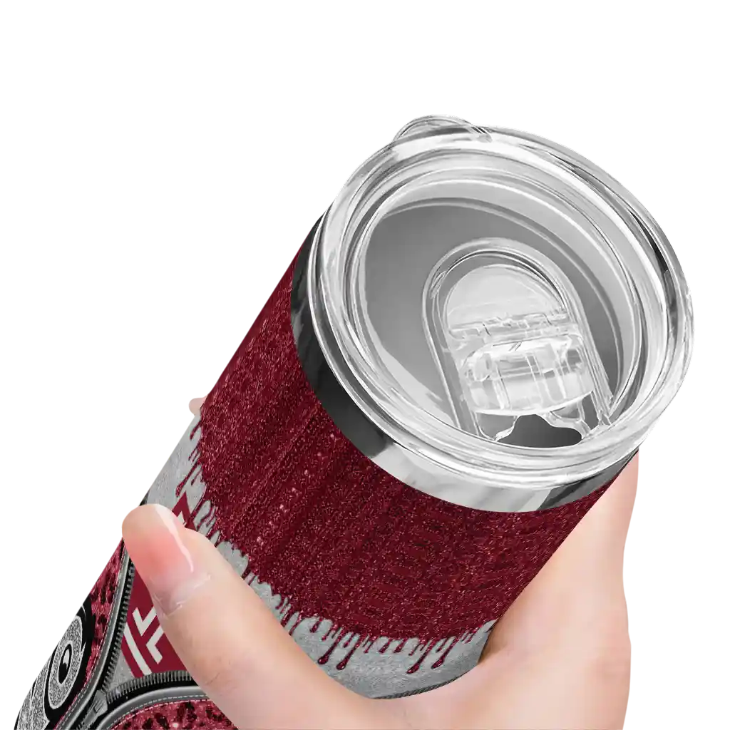 custom-temple-owls-sparkle-drip-red-skinny-tumbler-high-quality.webp