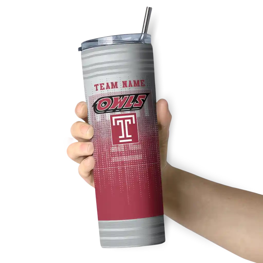 custom-temple-owls-swirl-texture-red-skinny-tumbler-premium-grade.webp
