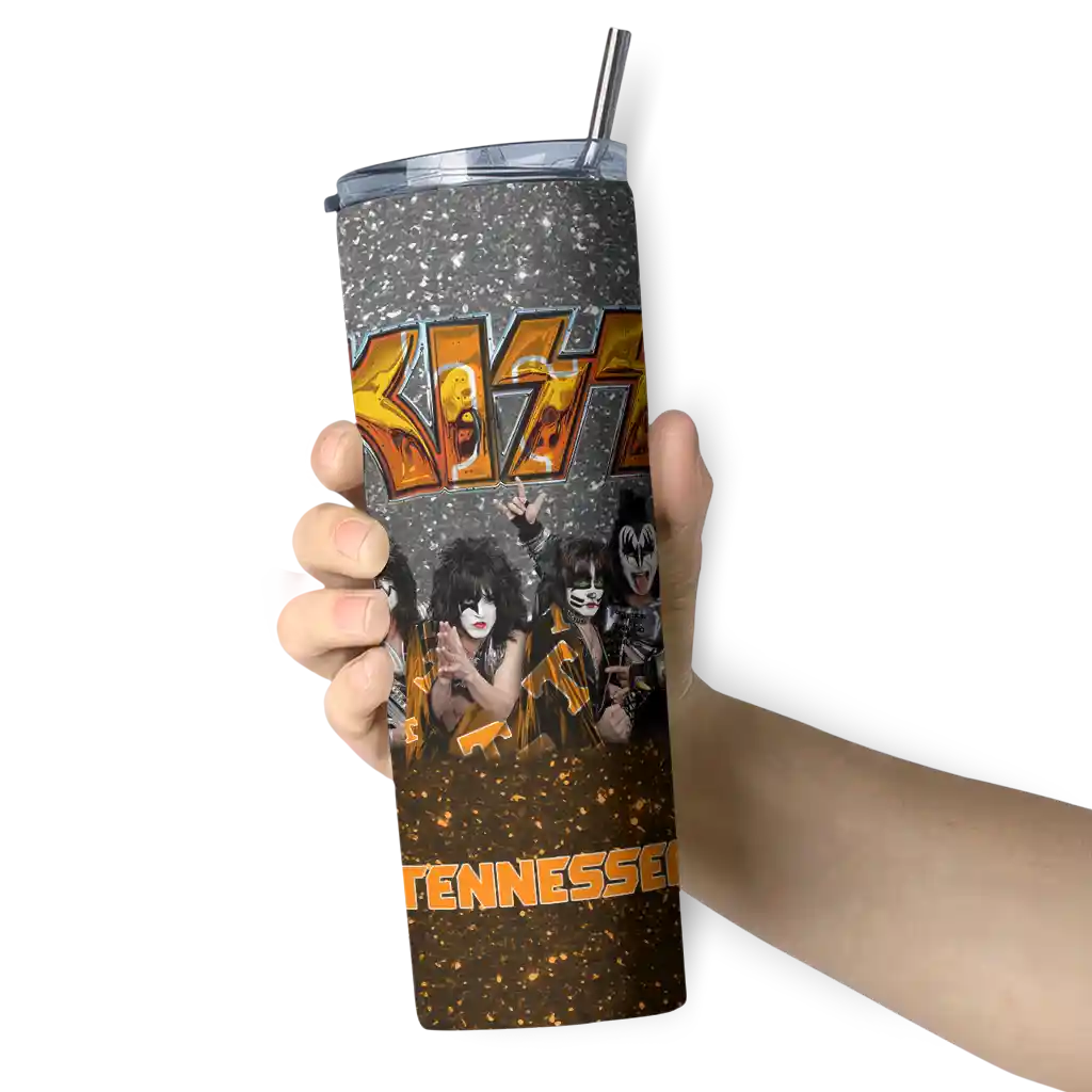 custom-tennessee-volunteers-kiss-band-white-skinny-tumbler-premium-grade-1.webp