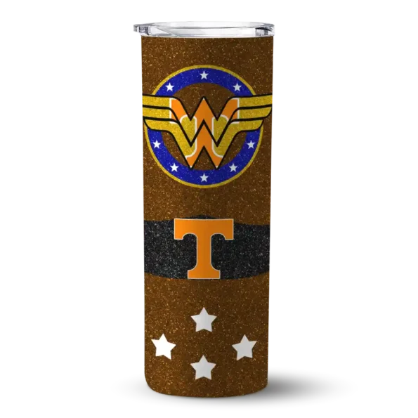 custom tennessee volunteers star cluster orange skinny tumbler best selling 1